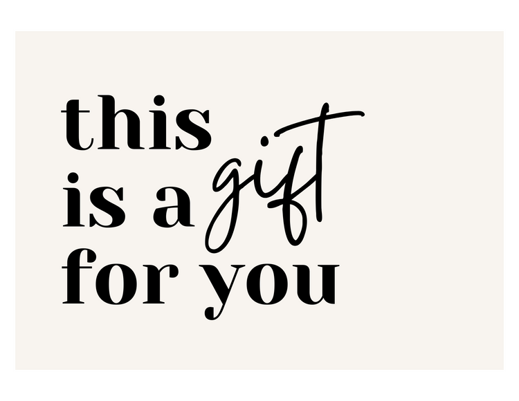 Gift Certificates + Care Cards