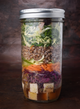 Cruciferous Crunch Strata Salad Jar