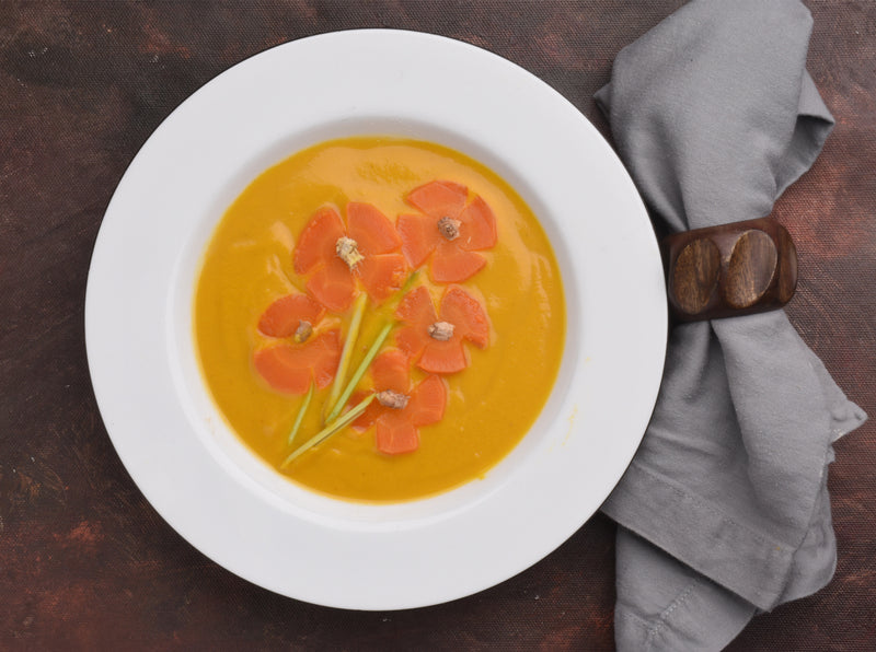 Golden Coconut Carrot Ginger Soup Jar