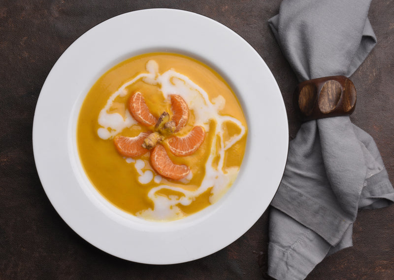 Coriander Carrot Orange Ginger Soup Jar