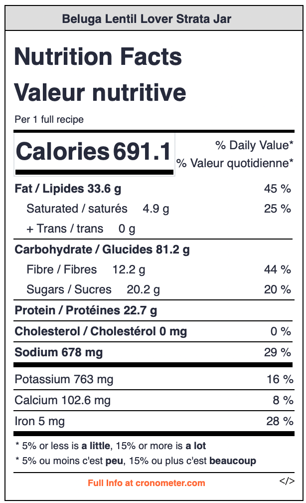Beluga Lentil Lover Salad