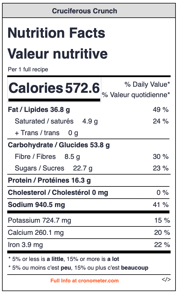 Cruciferous Crunch Salad