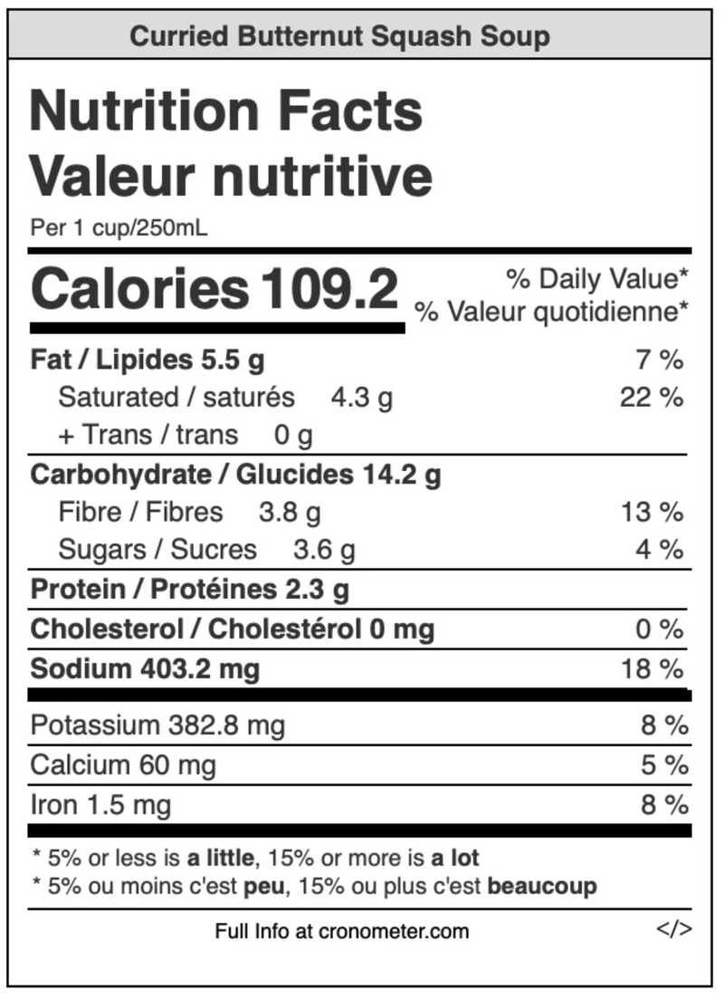 Curried Butternut Squash Soup