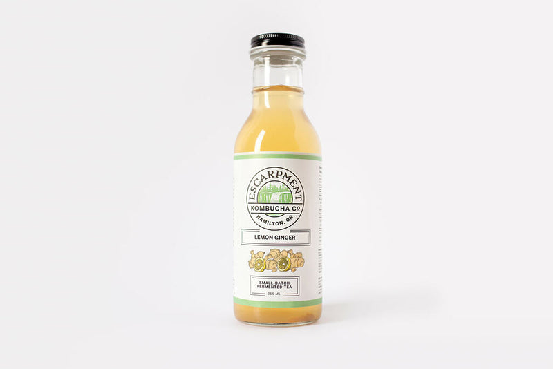 Lemon Ginger Escarpment Kombucha