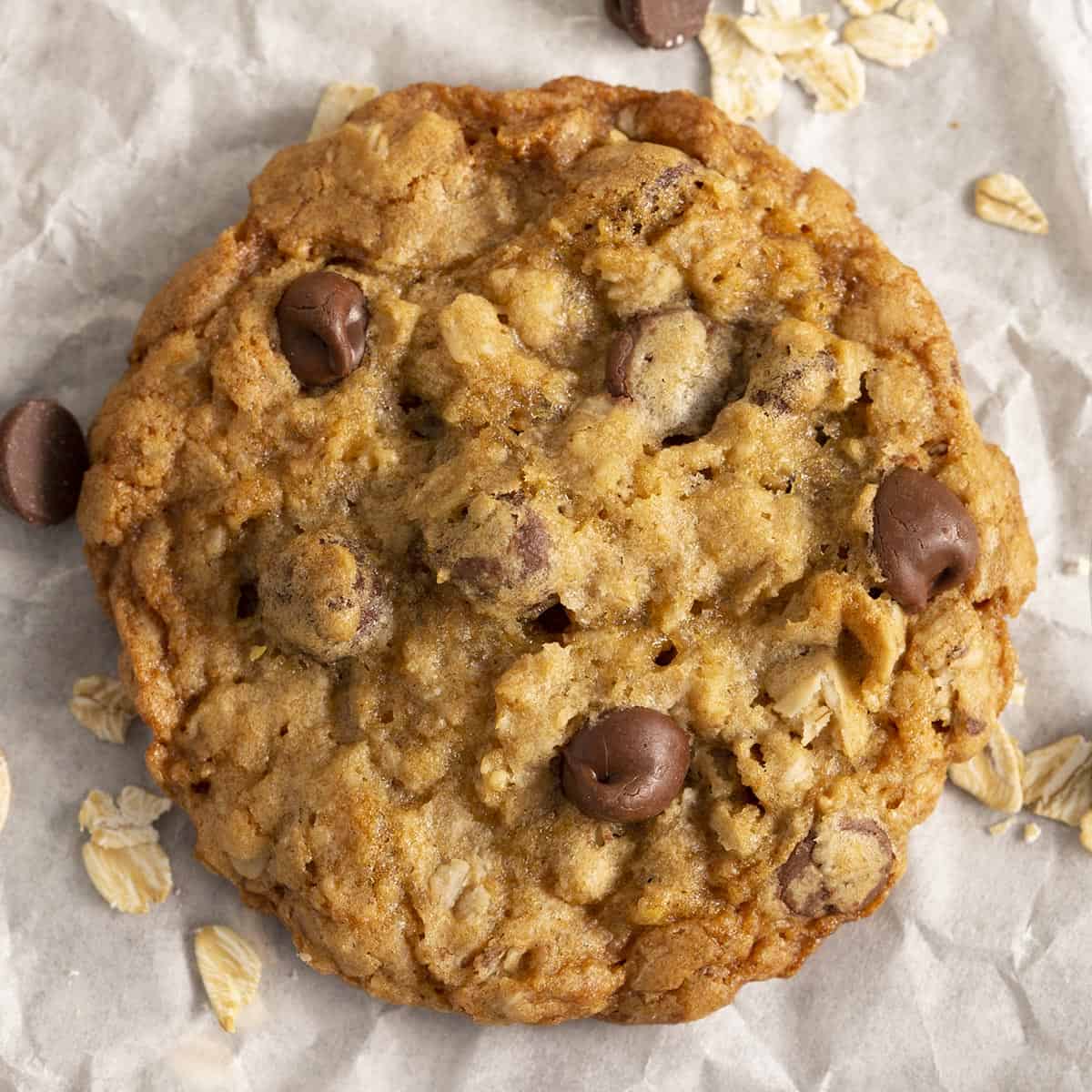 Gluten Free Oatmeal Chocolate Chip Cookies