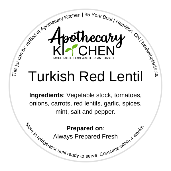 Turkish Red Lentil Soup Jar