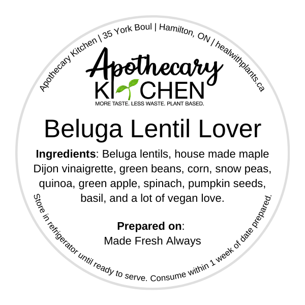 Beluga Lentil Lover Strata Salad Jar