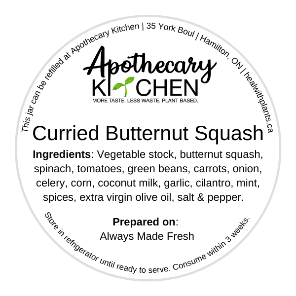 Curried Butternut Squash Soup Jar
