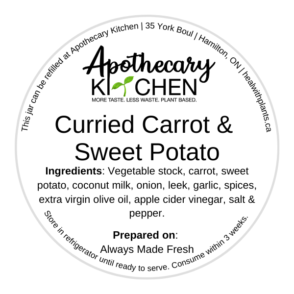 Curried Carrot & Sweet Potato Soup Jar
