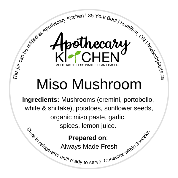 Miso Mushroom Soup Jar