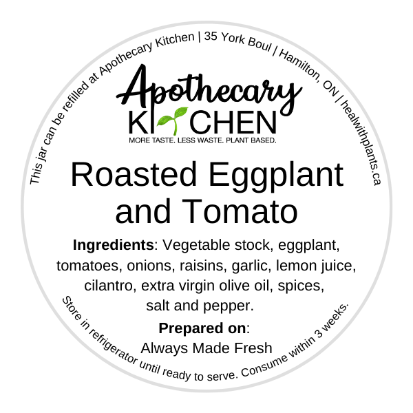 Roasted Eggplant & Tomato Soup Jar