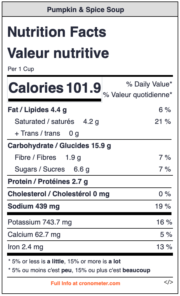 Pumpkin & Spice Soup Jar